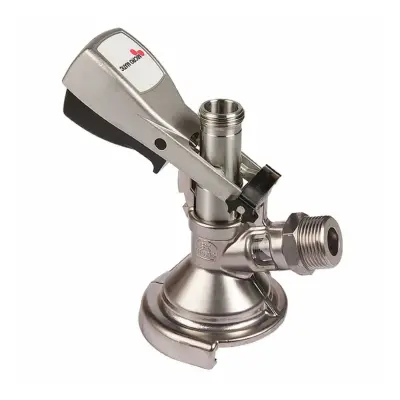 Kombi zapfkopf Micro-Matic Thekenanstich - Edelstahl, R 5/8 in R 3/4, protikorozijski
