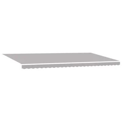 vidaXL Nadomestno platno za tendo Svetlo siva 580 x 295 cm Poliester