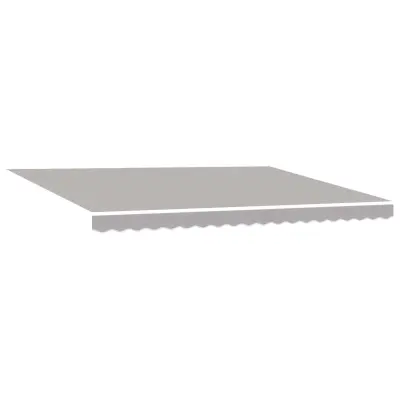 vidaXL Nadomestno platno za tendo Svetlo siva 430 x 345 cm Poliester