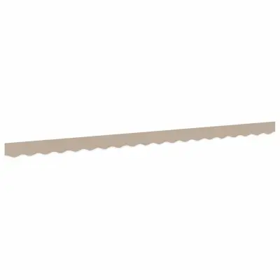 vidaXL Zaslon tende Bež 430 x 20 cm Platno