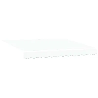 vidaXL Nadomestno platno za tendo Bela 280 x 195 cm Poliester