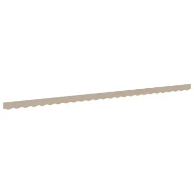 vidaXL Zaslon tende Bež 580 x 20 cm Platno