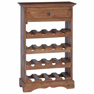 vidaXL Stojalo za vino 55 x 23 x 85 cm Masivni mahagonijev les