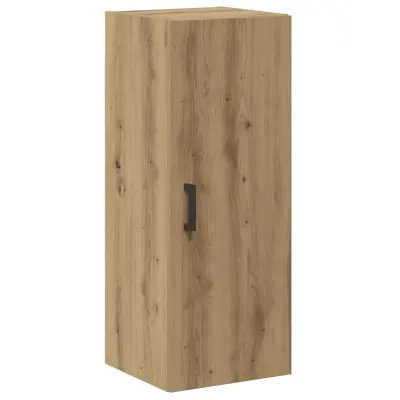 vidaXL Stenska omarica artisan hrast 34,5x34x90 cm inženirski les