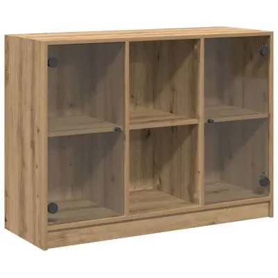 vidaXL Komoda artisan hrast 102x37x75,5 cm inženirski les