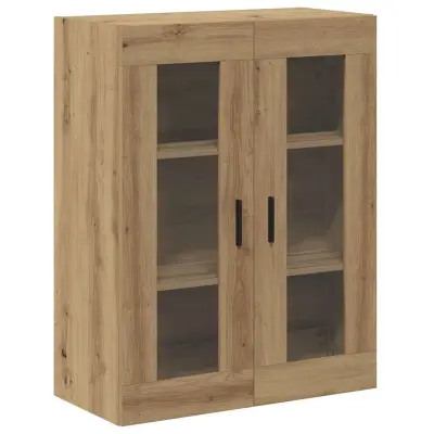 vidaXL Stenska omarica artisan hrast 69,5x34x90 cm