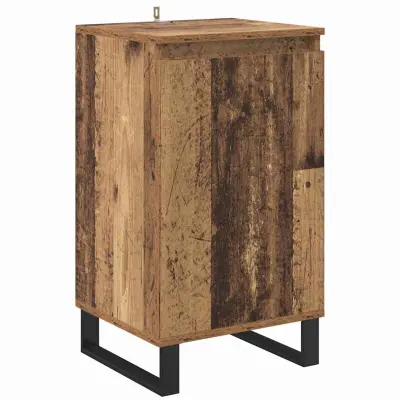 vidaXL Strani šal Star les 40 x 35 x 70 cm Konstruiran les