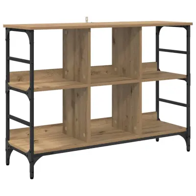vidaXL Strani šal Umetni hrast 102 x 32 x 73,5 cm