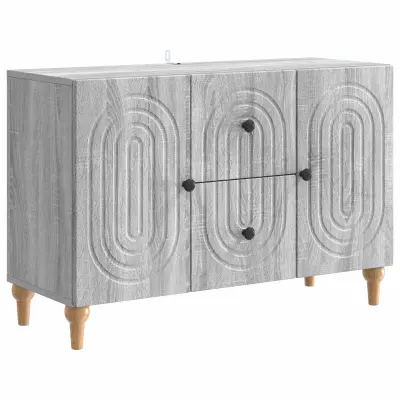 vidaXL TV omarica Siva Sonoma 89 x 34,5 x 60 cm Inženirski les