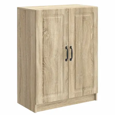 vidaXL Strani šal Sonoma hrast 66 x 34,5 x 87 cm Inženirski les