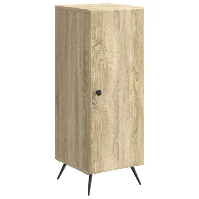 vidaXL Strani šal Sonoma hrast 33 x 34,5 x 90 cm Inženirski les