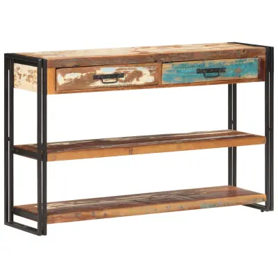 vidaXL Komoda 120x30x75 cm trden predelan les