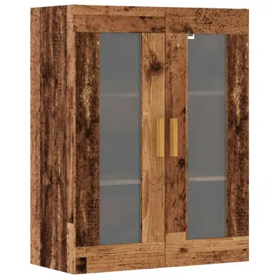 vidaXL Viseča stenska omarica starinski les 69,5x34x90 cm
