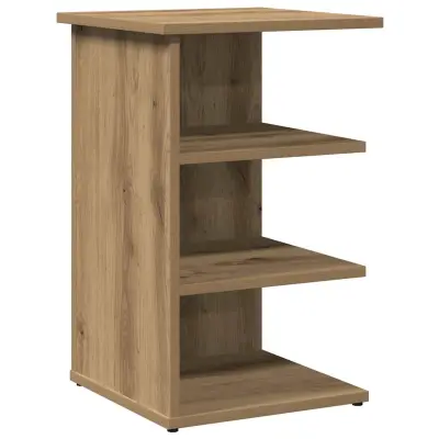 vidaXL Sideboard artisian hrast 35x35x55 cm konstruiran les