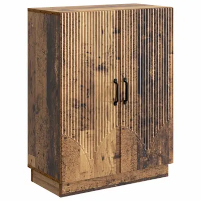 vidaXL Strani šal Star les 66 x 34,5 x 87 cm Inženirski les