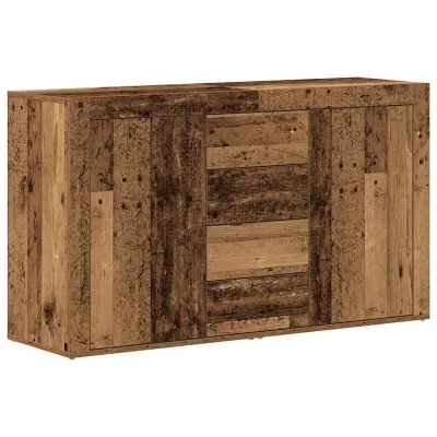 vidaXL Strani šal s predalom Star les 120 x 36 x 69 cm Konstruiran les