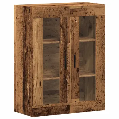 vidaXL Stenska omarica starinski les 69,5x34x90 cm
