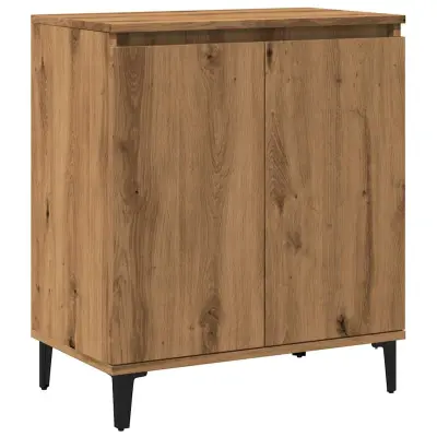 vidaXL Sideboard artisian hrast 60x35x70 cm konstruiran les