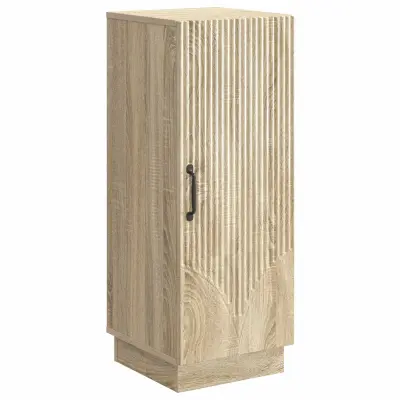 vidaXL Strani šal Sonoma hrast 33 x 34,5 x 87 cm Inženirski les