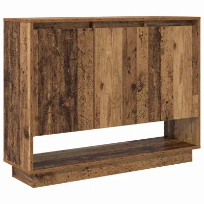 vidaXL Strani šal Star les 97 x 29 x 75 cm Konstruiran les