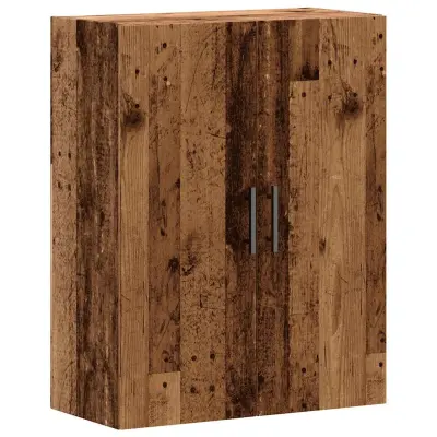 vidaXL Stenska omarica starinski les 69,5x34x90 cm