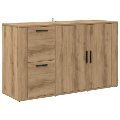 vidaXL s predalom artisan hrast 100 x 33 x 59.5 cm Konstruiran les