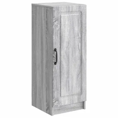 vidaXL Strani šal Siva Sonoma 33 x 34,5 x 87 cm Inženirski les