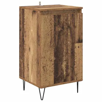 vidaXL Strani šal Star les 40 x 35 x 70 cm Konstruiran les