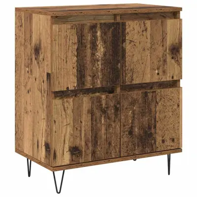 vidaXL Strani šal Star les 60 x 35 x 70 cm