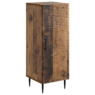 vidaXL Strani šal Star les 33 x 34,5 x 89,5 cm Inženirski les