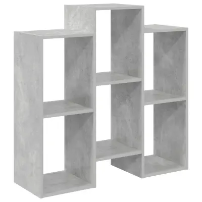 vidaXL Strani šal Betonsko siva 90 x 30 x 90 cm