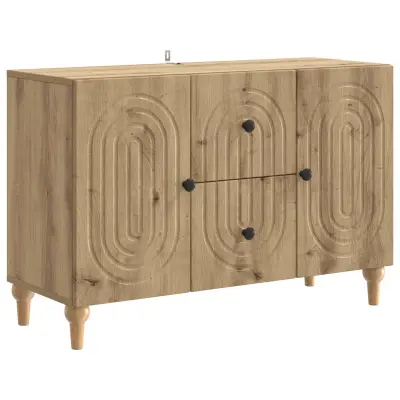 vidaXL TV omarica Artisan hrast 89 x 34,5 x 60 cm Inženirski les