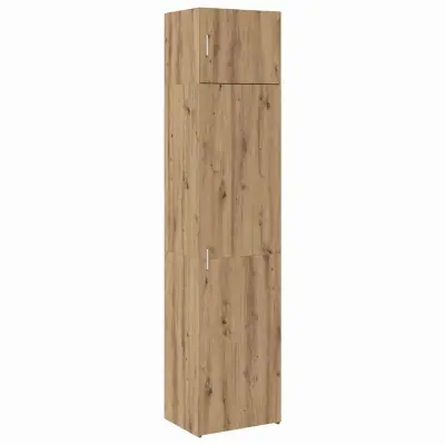 vidaXL Strani šal 3 pcs Umetni hrast