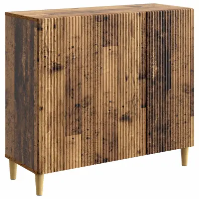 vidaXL Strani šal Star les 89 x 34,5 x 80 cm Inženirski les