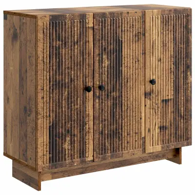 vidaXL Strani šal Star les 89 x 34,5 x 80 cm Inženirski les