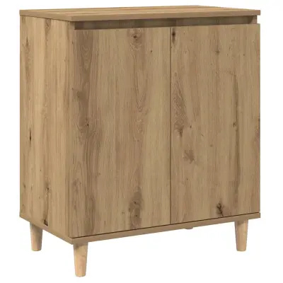 vidaXL Sideboard artisian hrast 60x35x70 cm konstruiran les