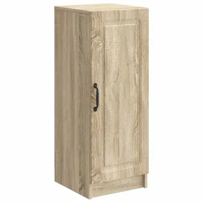 vidaXL Strani šal Sonoma hrast 33 x 34,5 x 87 cm Inženirski les