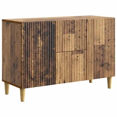 vidaXL Strani šal s predalom Star les 89 x 34,5 x 60 cm Inženirski les