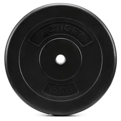 Bitumenska utež 15 kg, kompozitni disk za vzviževanje, premer 31 mm, disk za ročke.