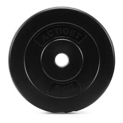 Teža 5 kg, kompozitni disk za vzklopljenje, premer 31 mm, disk za uteži.