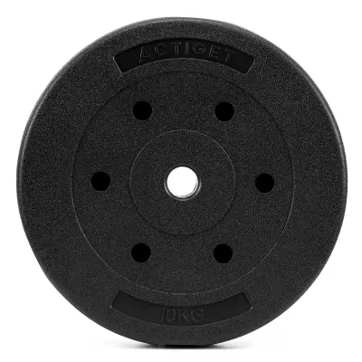 Bitumenska utež 10 kg, kompozitni disk za vzviževanje, premer 29 mm, disk za ročke.