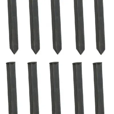 50-delni set umetnih talnih sidrišč 25 cm x 3 cm za vrtne robove