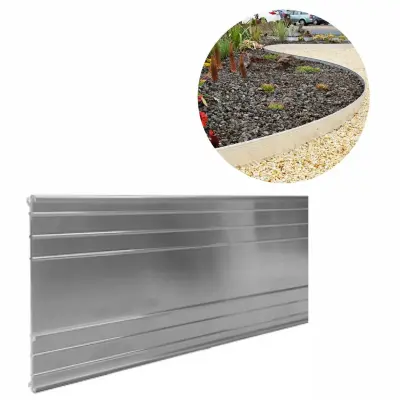 Aluminijasta robna obloga za travo ultra močna, višina 10-24 cm, dolžina do 30 m