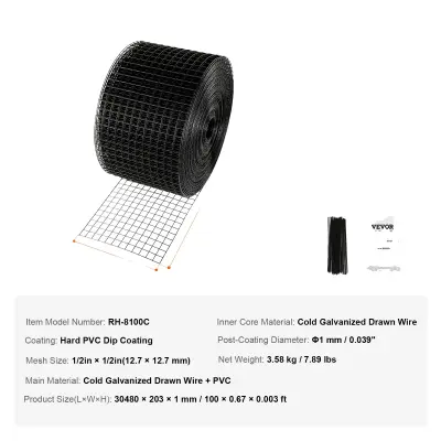 Ptica Guard, Galvanizirano Jeklo, Enostavna Namestitev, 8inx100ft tip3