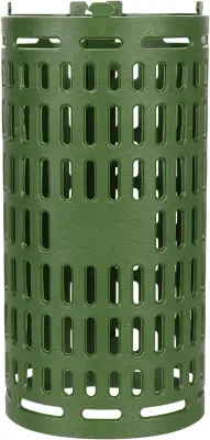 Zaščita za deblo drevesa Lulalula 3 kosi, zložljiva varovala za sadike in grmovnice, prezračevana, zelena, 25 cm