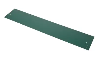 Kovinske robove za trato 120 cm, višina 13,5-18,5 cm, 10 kosov, zelene