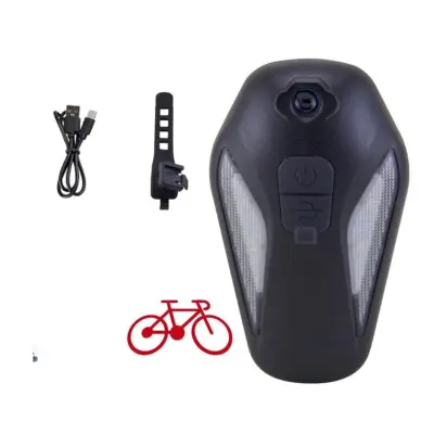 Zadnja LED kolesarska svetilka s projekcijo kril, USB-C polnilna, IPX5, 4 načini | BIKELITE