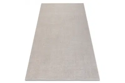 Volnena preproga TEXTURA 488.20.LA110 OSTA - Linije, geometrijski okvir, strukturna siva 200x300 cm