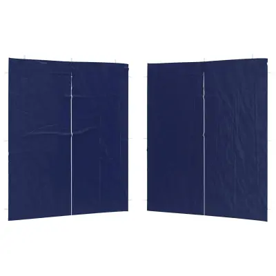 vidaXL Stranska stena zabavnega šotora 2 pcs Modra 200 x 195 cm