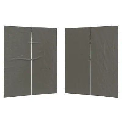 vidaXL Stranska stena zabavnega šotora 2 pcs Antracit 200 x 195 cm